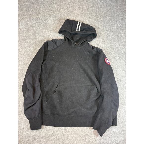 Canada Goose Arctic Program Hoodie Sweater Youth XL Black Pullover Streetwear - Picture 1 of 14